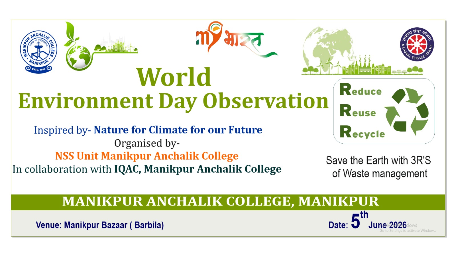 Environmental Awareness Programme on World Environ