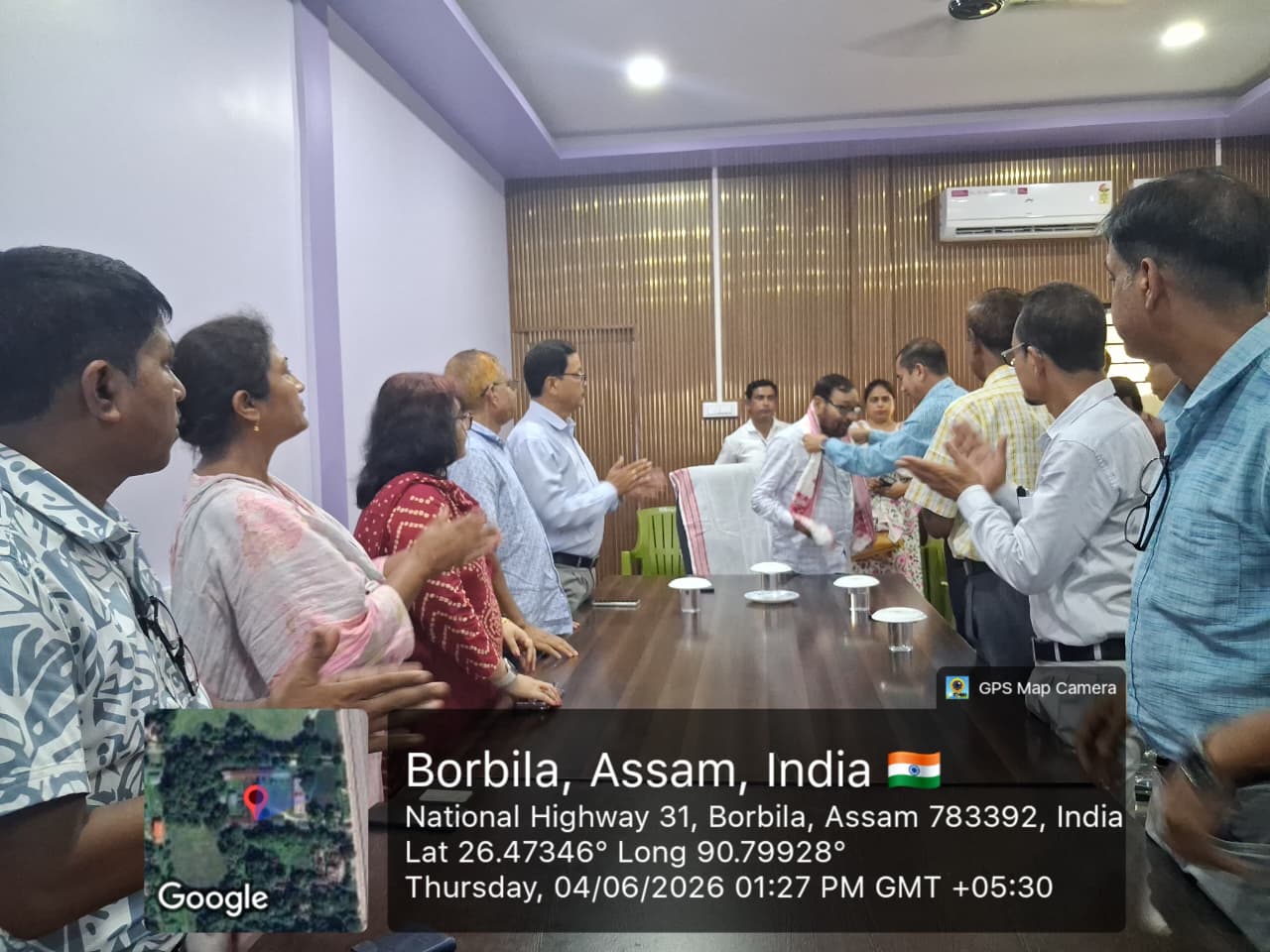 Visit of Hon’ble MLA Bhupen Ray to Our College