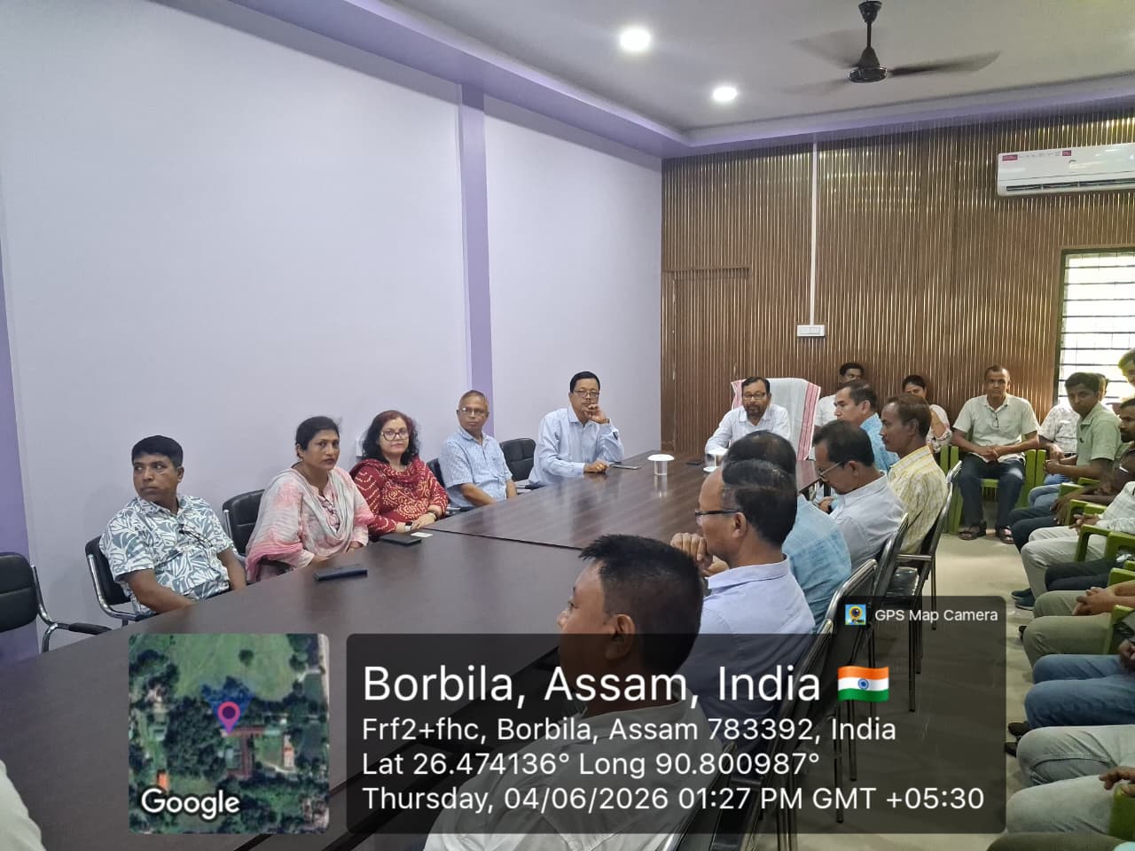 Visit of Hon’ble MLA Bhupen Ray to Our College